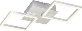Briloner Frame LED Deckenleuchte 11W 47cm alu chrom
