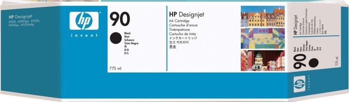 HP Tinte 90 schwarz hohe Kapazität