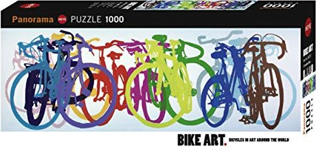 Heye Puzzle Bike Art Colourful Row