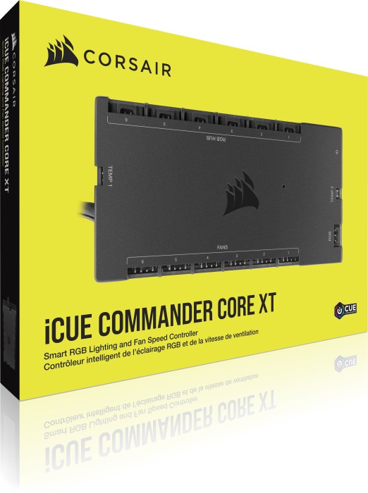 CORSAIR iCUE COMMANDER CORE XT, Digital Fan Speed and RGB Lighting  Controller