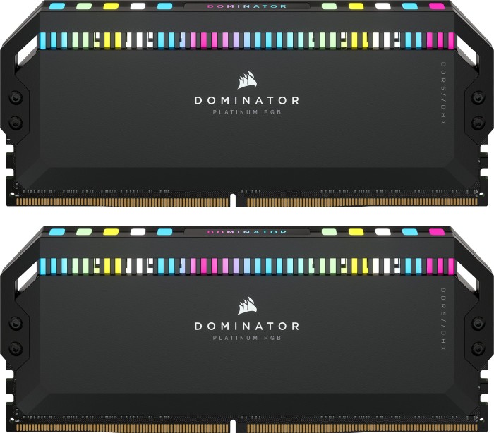 Corsair Dominator Platinum RGB czarny DIMM Kit 32GB, DDR5-6400, CL32-40-40-84, on-die ECC