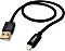 Hama Ladekabel Fabric USB-A/Lightning 1.5m Nylon schwarz (201544)