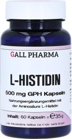 L-Histidin 500mg GPH Kapseln, 60 Stück