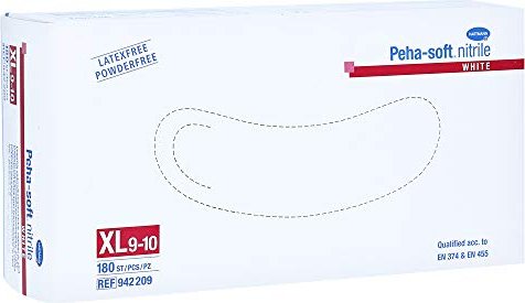 Hartmann Peha-soft Nitrile white powderfree Rękawice jednorazowe XL, 180 sztuk