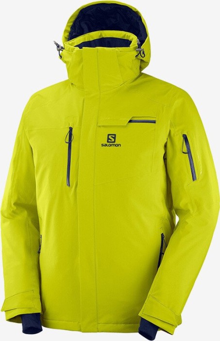 diagonaal Ingang Grap Salomon Brilliant ski jacket citronelle (men) (C11922) | Price Comparison  Skinflint UK
