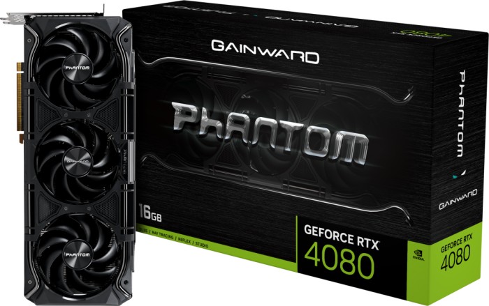 Gainward GeForce RTX 4080 Phantom, 16GB GDDR6X, HDMI, 3x DP