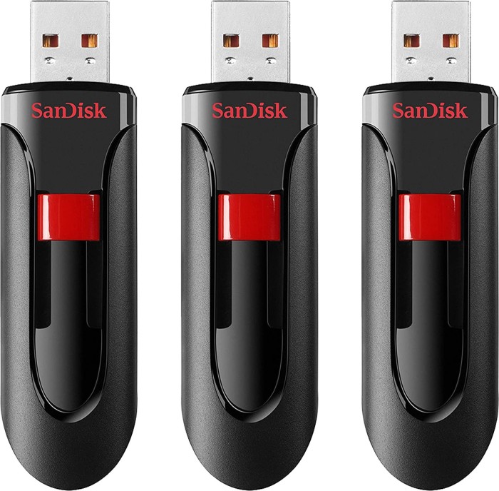 SanDisk Cruzer Glide 32GB, USB-A 2.0, 3er-Pack