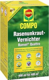 Compo Banvel Quattro Rasen-Unkrautvernichter, 400ml (21773)