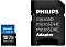 Philips Ultra Pro R100/W80 microSDXC 512GB Kit, UHS-I U3, A1, Class 10 (FM51MP65B)