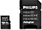 Philips microSDXC R80/W30 microSDXC 512GB Kit, UHS-I U1, A1, Class 10 (FM51MP45B)