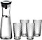 WMF Basic Wasserkaraffe mit 4 Wassergläsern Set, 5-tlg. (94.8659.990/3201008162)