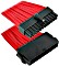 BitFenix Alchemy 24-Pin ATX przedłużenie 30cm, sleeved czerwony Vorschaubild