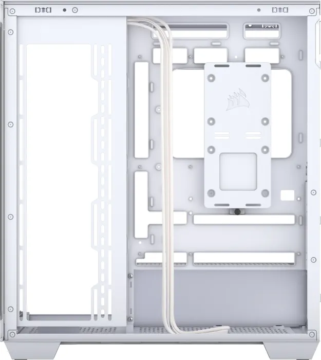 Corsair 3500X, biały, szklane okno