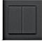 Senic Friends Of Hue Smart switch, Przyciski z leżaczek, 2-krotny, antracyt, element wykonawczy (4260476940248)