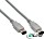 InLine FireWire cable 6-pin plug/plug white 1.8m (34002W)