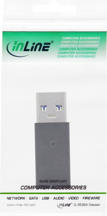 InLine USB-A 3.1 [Stecker] auf USB-C 3.1 [Buchse] Adapter