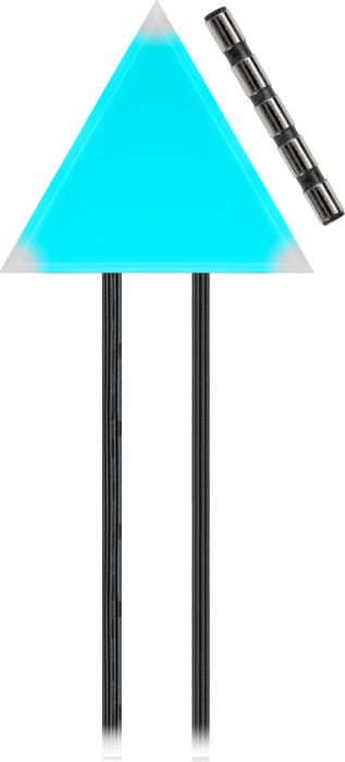 Corsair iCUE LC100, Case Accent Lighting panele mini Triangle Expansion Kit, oświetlenie RGB, sztuk 9
