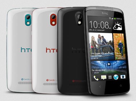 HTC Desire 500 biały/niebieski