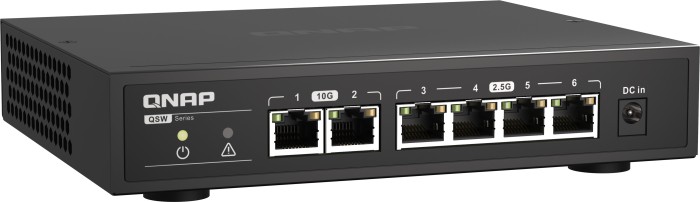 QNAP QSW-2100 Desktop 2.5G Switch, 6x RJ-45