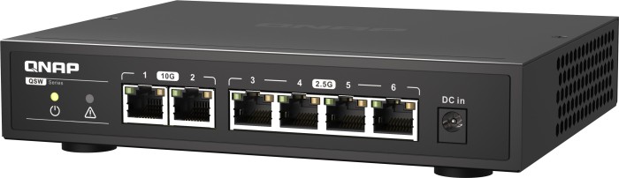 QNAP QSW-2100 Desktop 2.5G Switch, 6x RJ-45