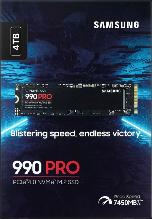 Samsung SSD 990 PRO 4TB, M.2 2280/M-Key/PCIe 4.0 x4
