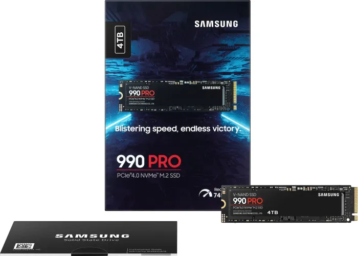 Samsung SSD 990 PRO 4TB, M.2 2280/M-Key/PCIe 4.0 x4