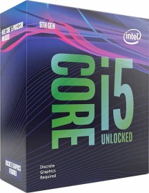 Intel Core i5-9600KF, 6C/6T, 3.70-4.60GHz, boxed ohne Kühler