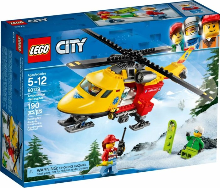 LEGO City 60179 Starke Fahrzeuge Rettungshubschrauber Unterhaltungsspiel 