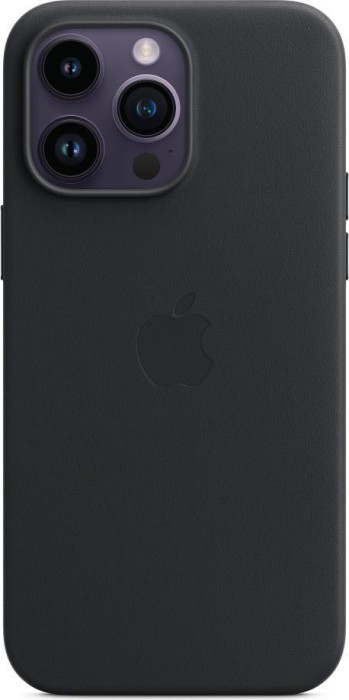 Apple Leder Case mit MagSafe für iPhone 14 Pro Max Mitternacht