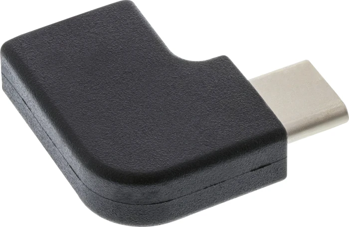 InLine USB 2.0 Verlängerung 2m – Gewinkelt, Schwarz – Für Mehr Reichweite & Praktische Anbindung