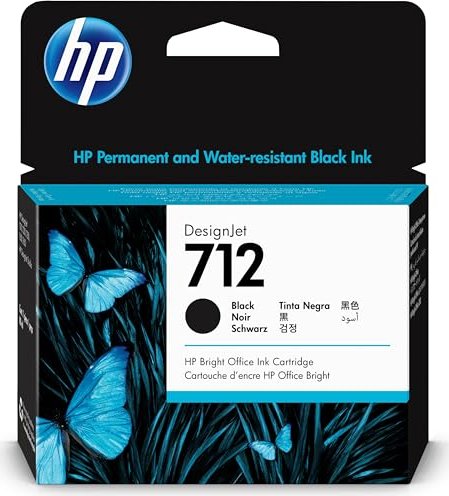 HP Tinte 712 schwarz, 80ml