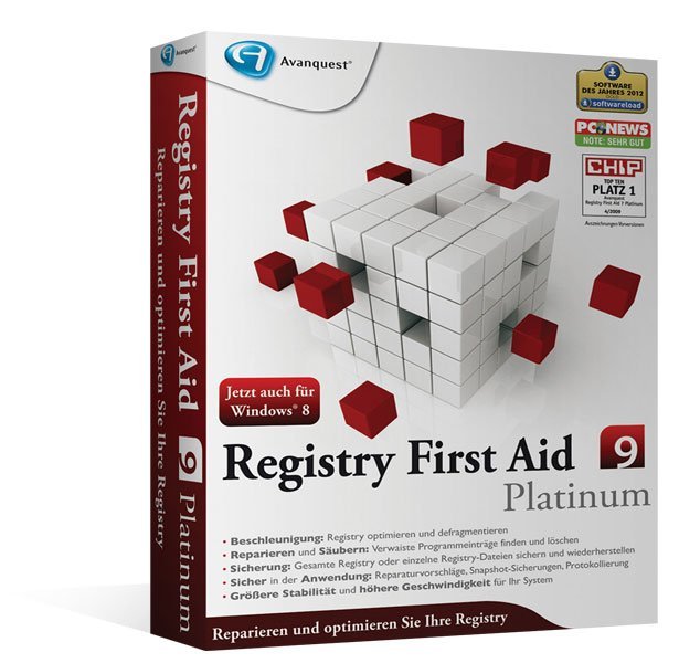 Avanquest Registry First Aid 9.0 Platinum (niemiecki) (PC)