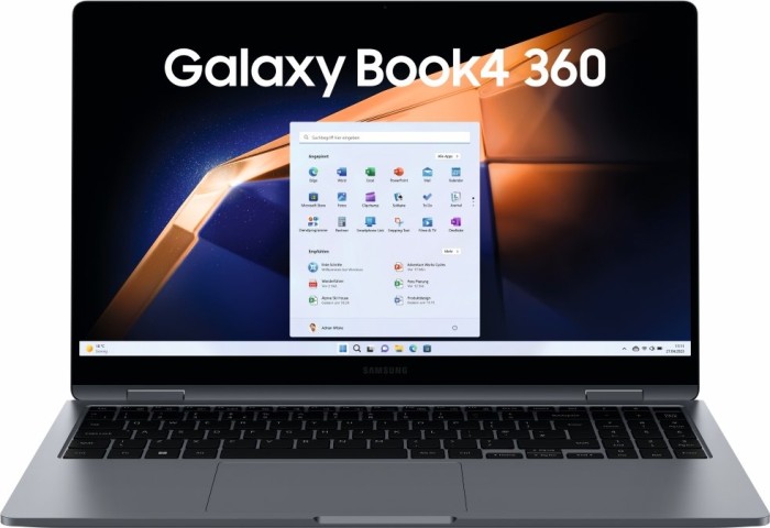 Samsung Galaxy Book4 360 Moonstone Gray, Core 5 120U, 16GB RAM, 512GB SSD, DE