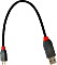 Lindy 0.2m USB 2.0 Typ A an Micro-B Kabel Anthra Line (36730)