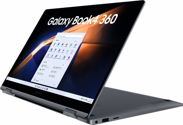 Samsung Galaxy Book4 360, Moonstone Gray, Core 5 120U, 8GB RAM, 256GB SSD, DE
