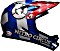 Bell Sanction fullface-Helmet nitro circus gloss silver/blue/red (7102816/7102817/7102818/7102819)