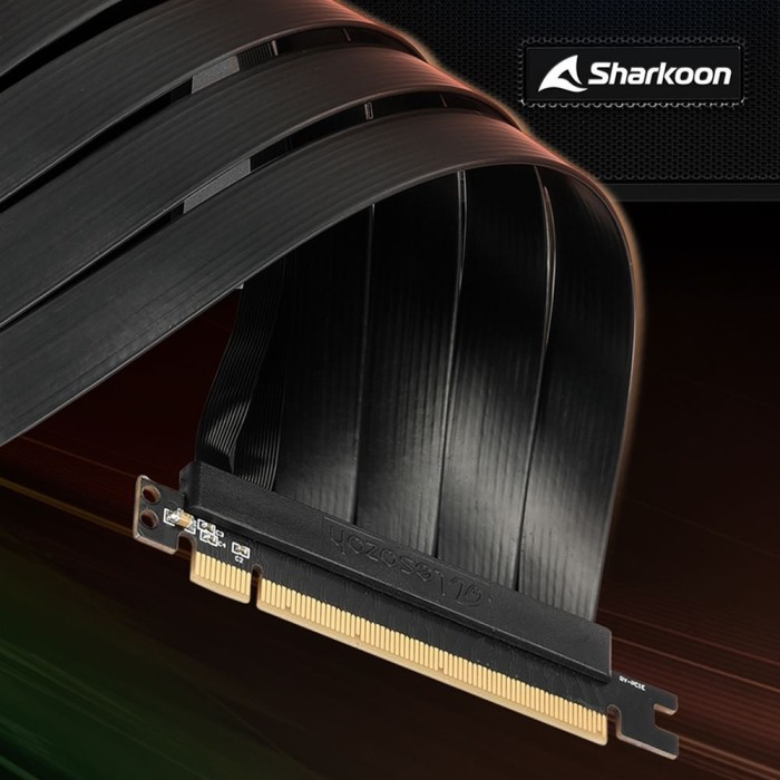 Sharkoon Vertical Graphics Card Kit 4.0, PCIe x16 Riser Kabel 280mm, EU Version