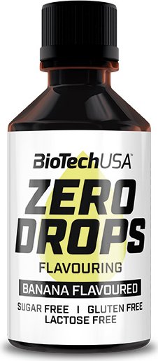 BioTech USA Zero Drops Banane 50ml