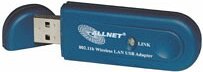 Allnet ALL0183P, Wireless USB Pen-Adaptery 11Mbit