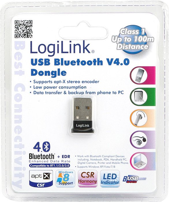 LogiLink Bluetooth 4.0, USB-A 2.0 [wtyczka]