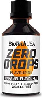 BioTech USA Zero Drops Karamell 50ml