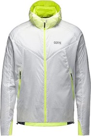 Gore Wear R5 Gore-Tex Infinium Isolierte Laufjacke weiß/neongelb (Herren)