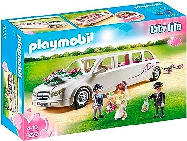 Playmobil 9227 Hochzeitslimousine City Life Brautpaar Hochzeitsauto Figuren OVP 