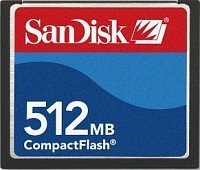 SanDisk CompactFlash Card 512MB