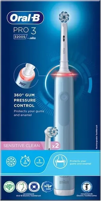 Oral-B Elektrische Zahnbürste Pro3 3200S Blue
