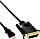 InLine mini przewód HDMI/DVI 0.5m (17474P)
