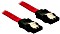 DeLOCK SATA Kabel rot 0.5m mit Arretierung, gerade/gerade (84302)