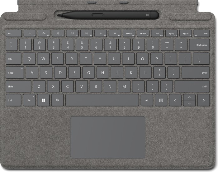 Microsoft Surface Pro Signature Keyboard Platin, Surface Slim Pen 2 Bundle, DE