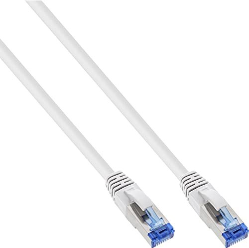 InLine kabel patch, Cat6a, S/FTP, RJ-45/RJ-45, 15m, biały