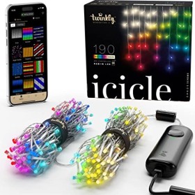 Twinkly Icicle Special Edition LED Lichterkette 190x RGBW